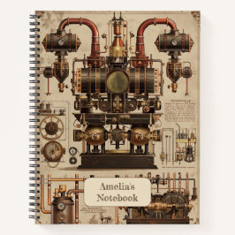 Steampunk Retro Notitieboek