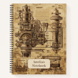 Steampunk Retro Notitieboek