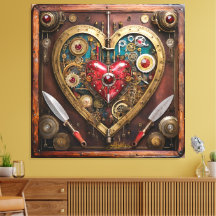 Steampunk Robijnen En Dolken Krijger Valentijn