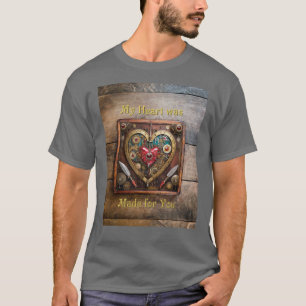 Steampunk Robijnen En Dolken Krijger Valentijn T-shirt
