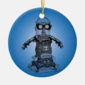 Steampunk Robot een ornament van gekunsteld (Voorkant)