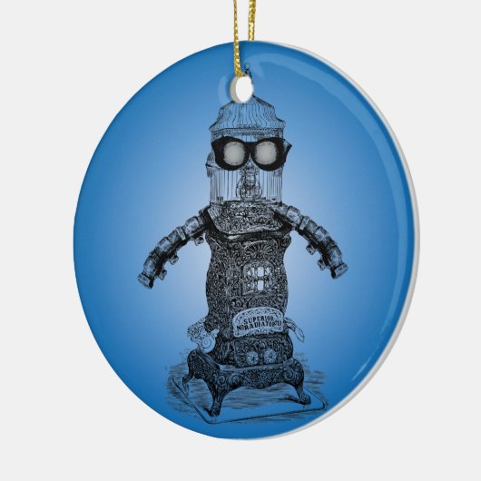 Steampunk Robot een ornament van gekunsteld (Links)