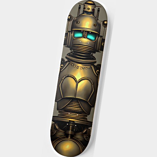 Steampunk Robot Knight Persoonlijk Skateboard