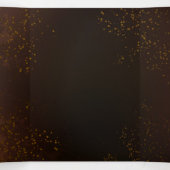 Steampunk Roestige Achtergrond met Turkooisen Lenz Drieluik Wenskaart (Binnenkant midden)