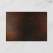 Steampunk roestige achtergrond met turkooizen lenz advieskaart (Achterkant)