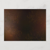 Steampunk Roestige Achtergrond met Turquoise Lenze Advieskaart (Achterkant)