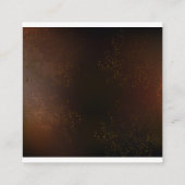 Steampunk Roestige Achtergrond met Turquoise Lenze Informatiekaartje (Achterkant)