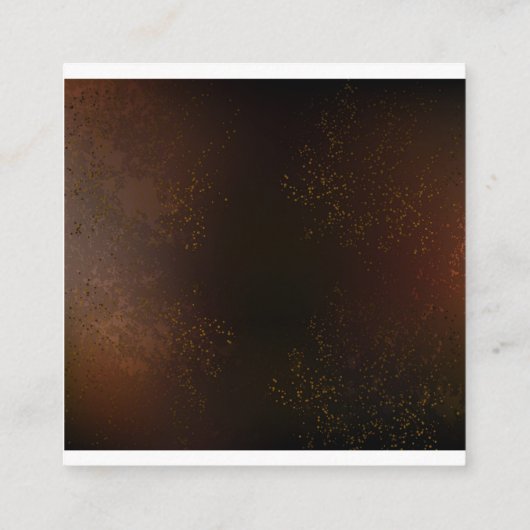 Steampunk Roestige Achtergrond met Turquoise Lenze Informatiekaartje (Achterkant)