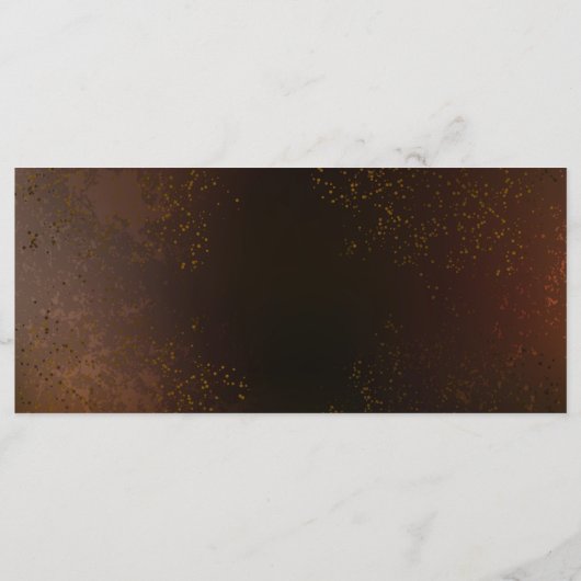 Steampunk Roestige Achtergrond met Turquoise Lenze Menu (Achterkant)