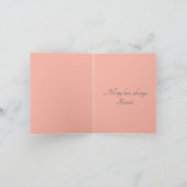 Steampunk Romance Feestdagen Kaart (Binnen)