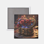 Steampunk Romance Magneet (Voorkant / Achterkant)