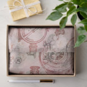 Steampunk Romance Serie Ontwerp 4 Tissuepapier (Geschenk)