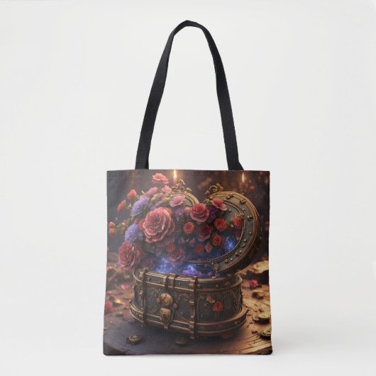 Steampunk Romance Tote Bag (Voorkant)