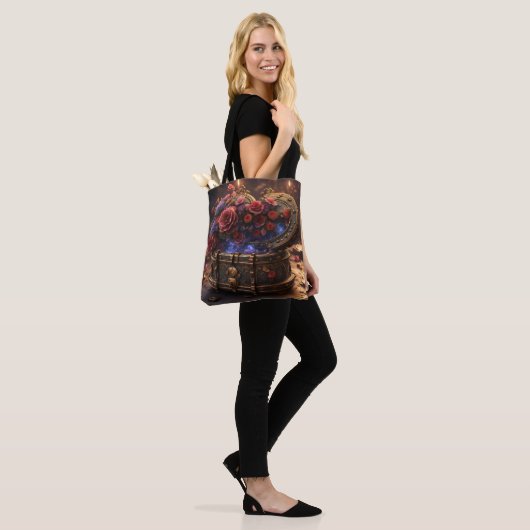 Steampunk Romance Tote Bag (Op model)