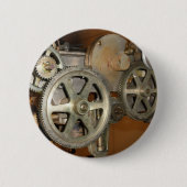 Steampunk Ronde Button 5,7 Cm (Voorkant)