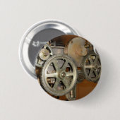 Steampunk Ronde Button 5,7 Cm (Voorkant /achterkant)