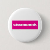 Steampunk Ronde Button 5,7 Cm (Voorkant)