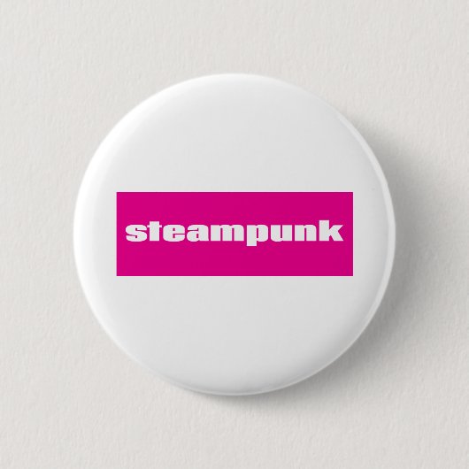 Steampunk Ronde Button 5,7 Cm (Voorkant)