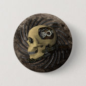 Steampunk Ronde Button 5,7 Cm (Voorkant)