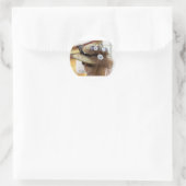 Steampunk Ronde Sticker (Tas)