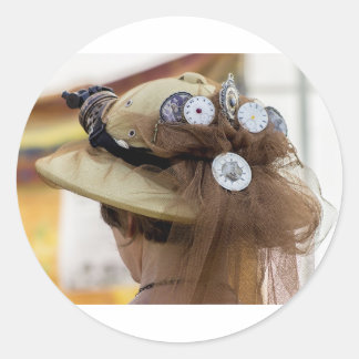 Steampunk Ronde Sticker