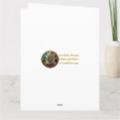 Steampunk Rood Blauwe Goggles Graffiti Kaart (Achterkant)