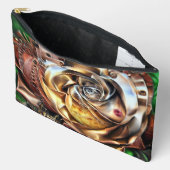 Steampunk Roos met surrealistisch gezicht - Mechan Etui (Open)