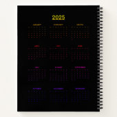 Steampunk Roos met surrealistisch gezicht - Mechan Notitieboek (Achterkant)