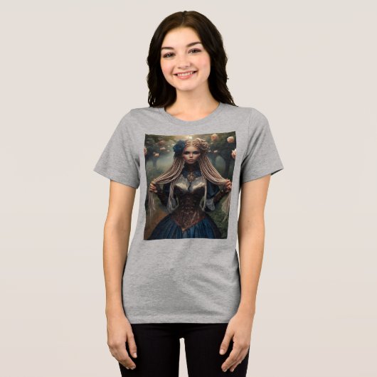 Steampunk Roos Shirt (Voorkant volledig)