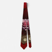 Steampunk-roos Stropdas (Voorkant)