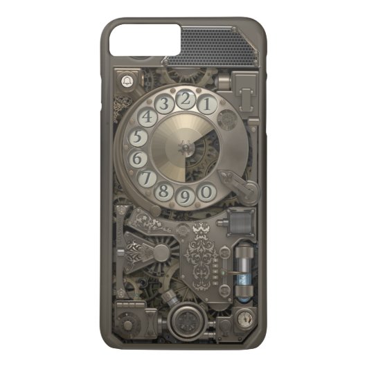 Steampunk Rotary Metal Dial Phone. Case-Mate iPhone Case (Achterkant)
