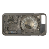 Steampunk Rotary Metal Dial Phone. Case-Mate iPhone Case (Achterkant (Horizontaal))