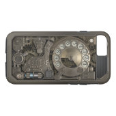 Steampunk Rotary Metal Dial Phone. Hoes. Case-Mate iPhone Case (Achterkant (Horizontaal))