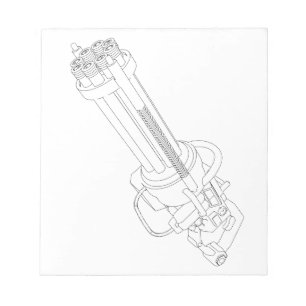 Steampunk Rotatie Pistool Notitieblok