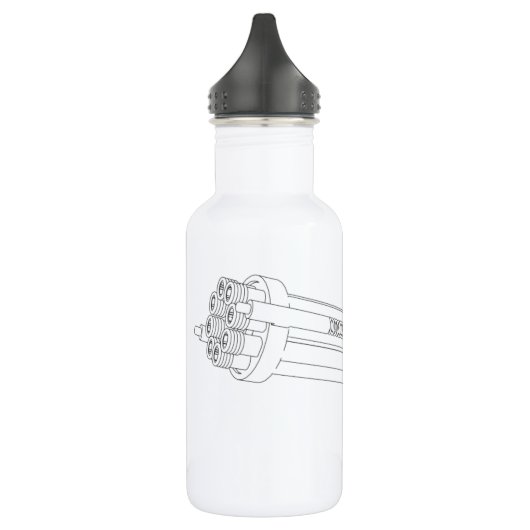 Steampunk Rotatie Pistool Waterfles (Links)