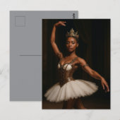 Steampunk Royal Ballerina Elegant Fantasy Briefkaart (Voorkant / Achterkant)