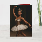 Steampunk Royal Ballerina Elegant Fantasy Kaart (Voorkant)