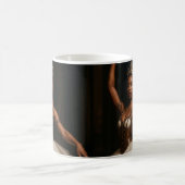 Steampunk Royal Ballerina Elegant Fantasy Koffiemok (Center)