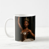 Steampunk Royal Ballerina Elegant Fantasy Koffiemok (Links)