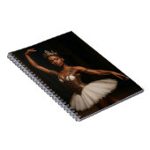 Steampunk Royal Ballerina Elegant Fantasy Notitieboek (Rechterzijde)