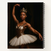 Steampunk Royal Ballerina Elegant Fantasy Notitieboek (Achterkant)