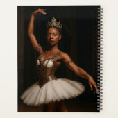 Steampunk Royal Ballerina Elegant Fantasy Planner (Achterkant)