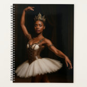 Steampunk Royal Ballerina Elegant Fantasy Planner (Voorkant)