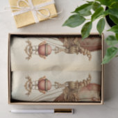 Steampunk Roze Hete Luchtballon Tissuepapier (Geschenk)