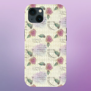 Steampunk-Rozen en mechanische tekening met tandwi Case-Mate iPhone Case
