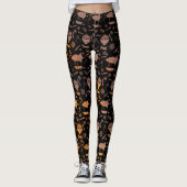 Steampunk Rusty Airships Leggings (Voorkant)