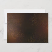 Steampunk Rusty Background met Turquoise Lenses Aankondiging (Achterkant)