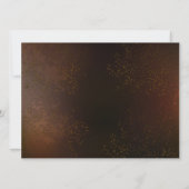 Steampunk Rusty Background met Turquoise Lenses Aankondiging (Achterkant)