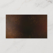 Steampunk Rusty Background met Turquoise Lenses Advieskaart (Achterkant)