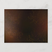 Steampunk Rusty Background met Turquoise Lenses Advieskaart (Achterkant)